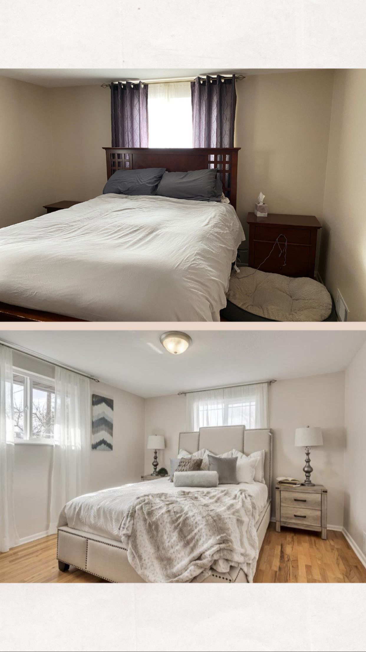 Staging Stories - Before and After